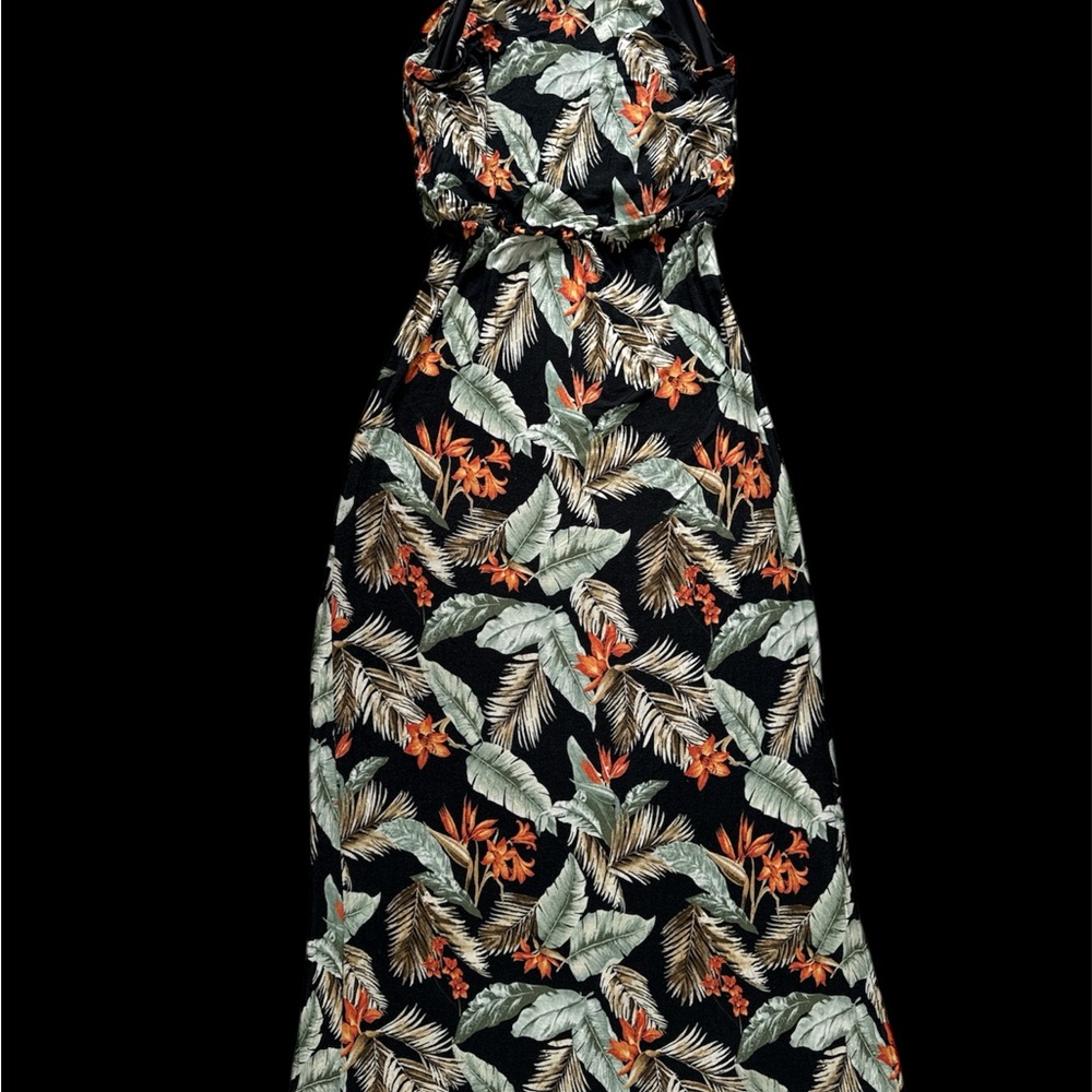 Tropical Floral Maxi Dress